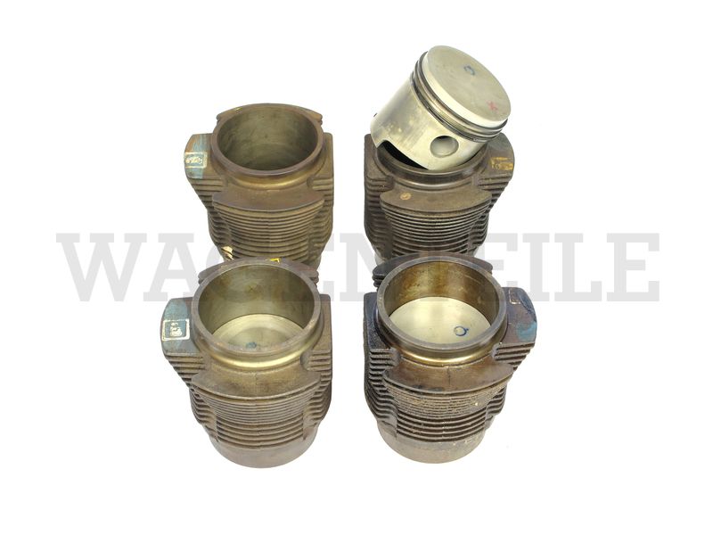 198 065 311 DX /4 Satz Kolben/ Zylinder 83mm (14 Rippen)