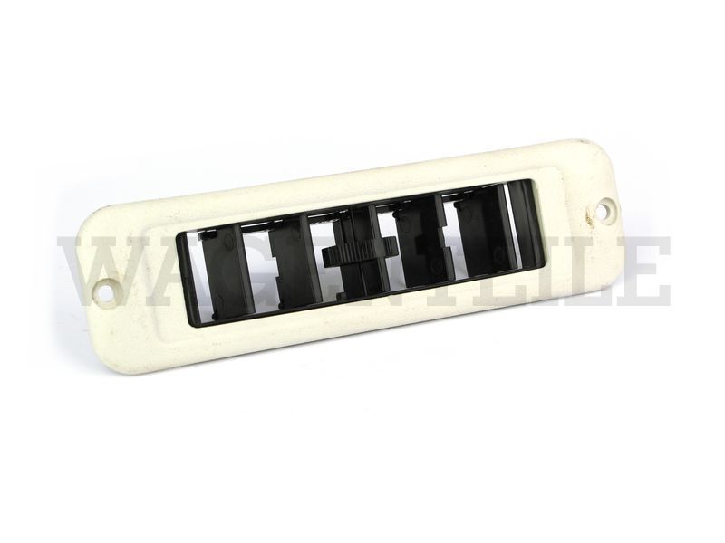 819 951 255 ws Frischluftausströmer weiß/schwarz (168x48mm)