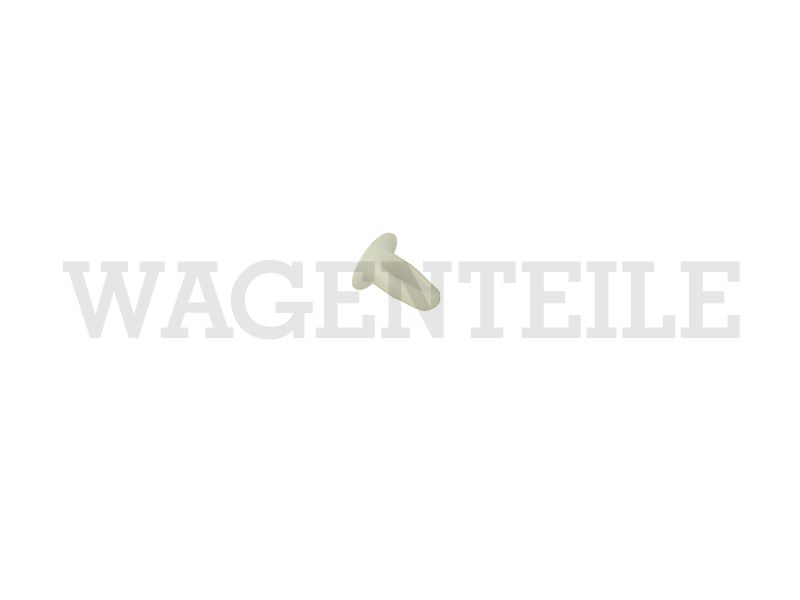 843 487 211 ws Stopfen Abdeckung Schiebetürrolle, vorn oben, weiß