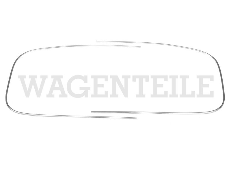 853 305 113 E /2 Zierrahmen Dichtung Frontscheibe, chrom