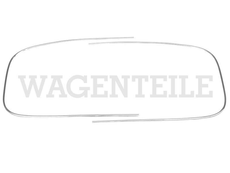 853 305 241 /2 Zierrahmen Dichtung Frontscheibe, chrom