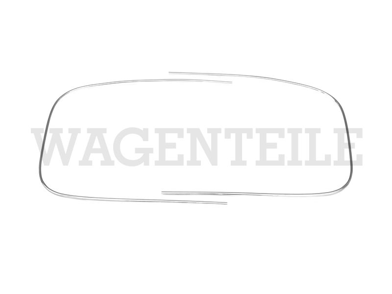 853 355 113 C /2 Zierrahmen Dichtung Heckscheibe, chrom