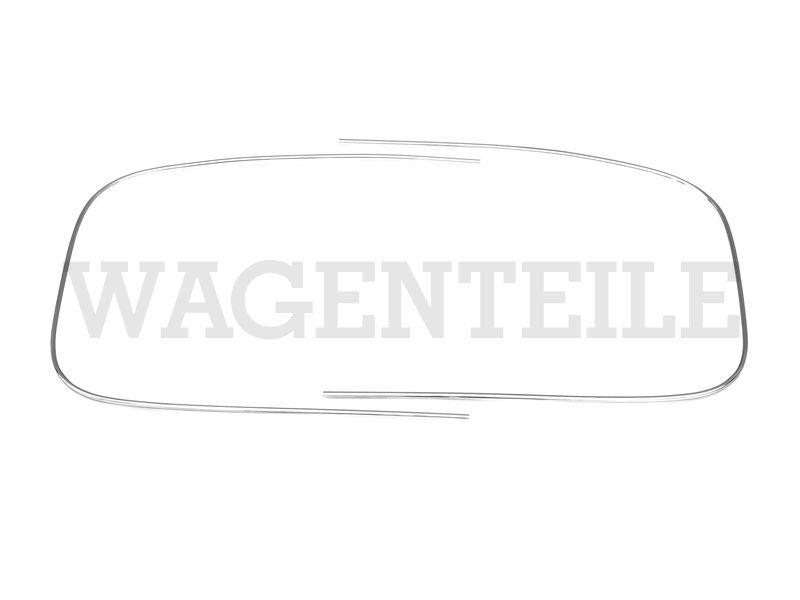 853 355 113 D /2 Zierrahmen Dichtung Heckscheibe, chrom
