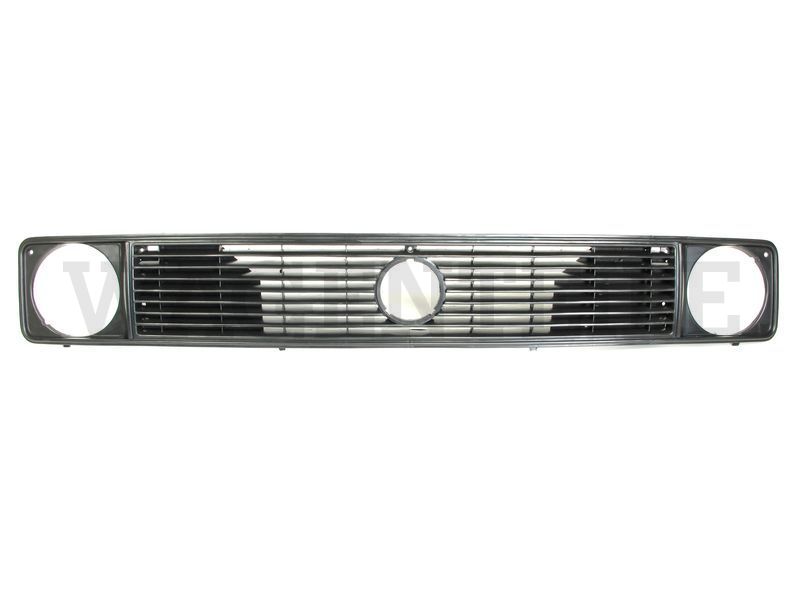 853 652 251 D -R Kühlergrill oben, schwarz, für 125mm Hersteller-Emblem (Rundscheinwerfer)