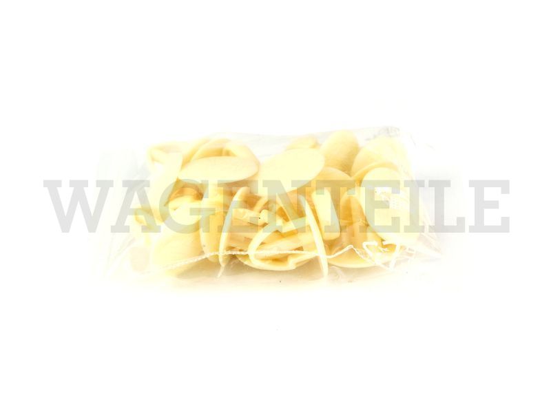 867 299 251 el /10 -R Clip Innenverkleidung, elfenbein (Westfalia bis '84, Krankenwagen)