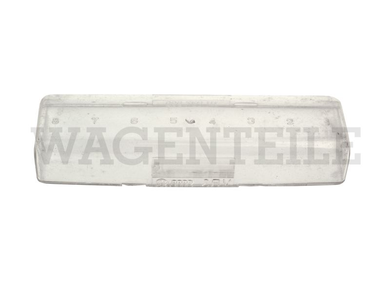937 555 111 Deckel Sicherungshalter 8-Fach (Sicherungsnummern von rechts nach links)