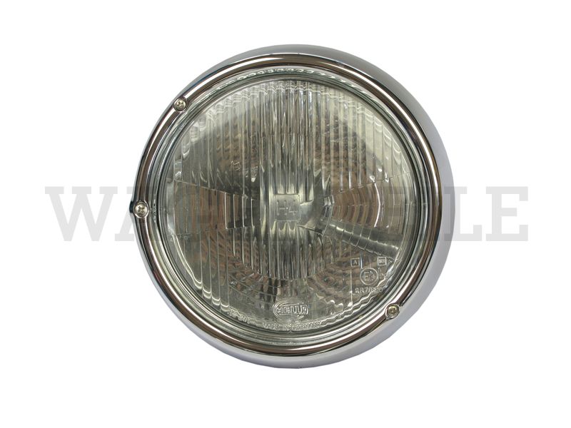 941 753 211 Scheinwerfer Halogen H4, links (Zierring verchromt)