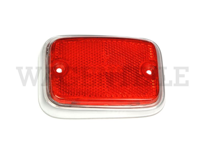 945 363 211 A Lichtscheibe rot, Seitenmarkierungsleuchte hinten (Rahmen silber)