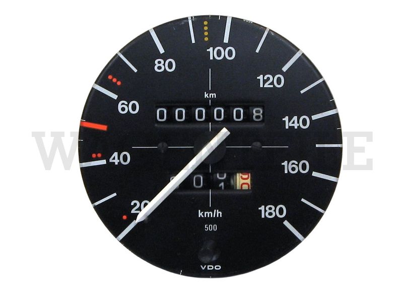 957 055 251 QX -G Tachometer mit Tageskilometerzähler (5-Gang, 44kw DF auch 4-Gang)