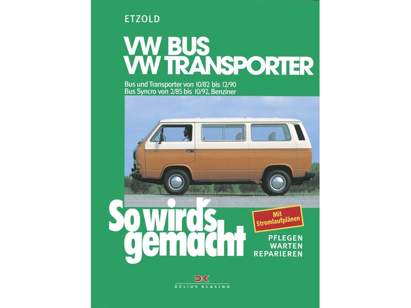 LI  013 25A E Reparaturbuch VW-Bus T3 Wasserboxer "So wird's gemacht" (Nachdruck)
