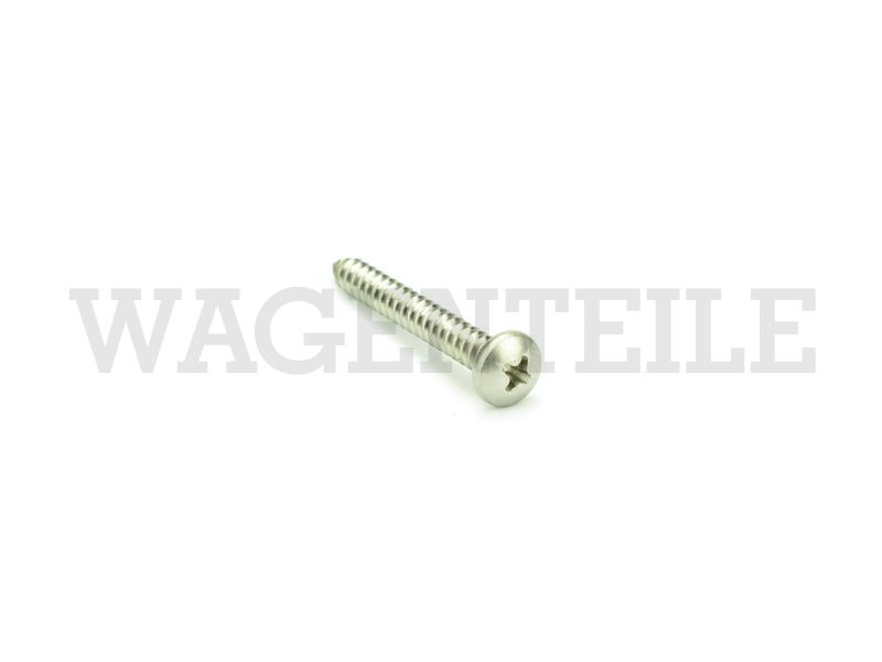 NO  013 938 3 va -R Blechschraube B4,8x38 2VA, Edelstahl Linsenkopf Kreuzschlitz
