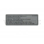 010 881 25C Aufkleber 'Drehsitz'