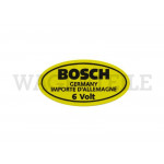 010 905 11A Aufkleber '6V' für Zündspule (Bosch gelb)