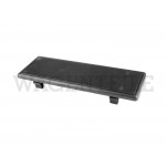857 233 251 sw Blende Radioausschnitt 50mm (DIN ISO 7736), schwarz