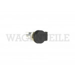 925 069 18A A Einbausteckdose mit Deckel, DIN/ISO 4165 (12mm), Metall, Steckanschluss 6,3