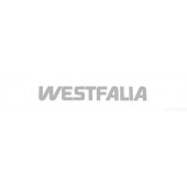 070 732 255 A Aufkleber "Westfalia" für Dach, silber (45x6,5)