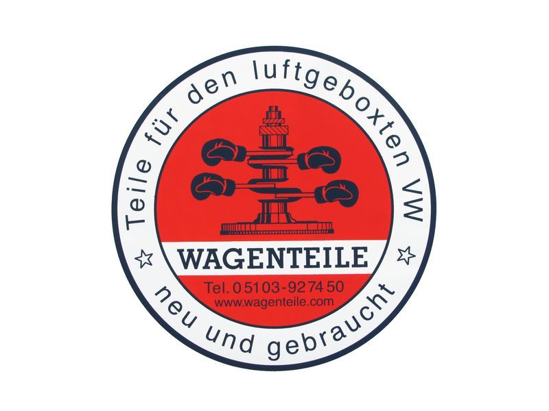 009 000 11A Wagenteile Aufkleber Luftboxer 12cm, rund