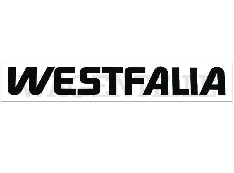 070 732 255 Aufkleber "Westfalia" für Dach, schwarz (45x6,5)