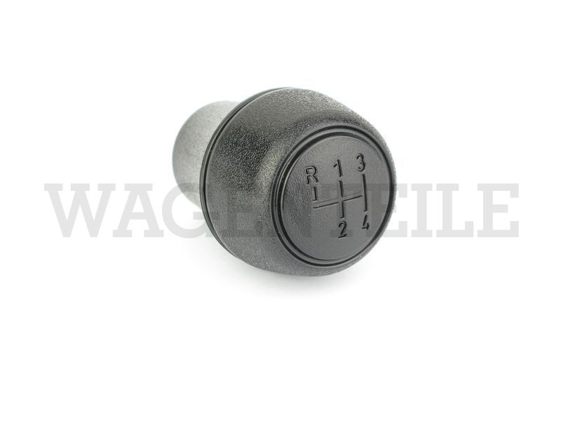 711 141 161 sw Schalthebelknopf schwarz, 4-Gang (für Schalthebel 14mm, Serie ab '84)
