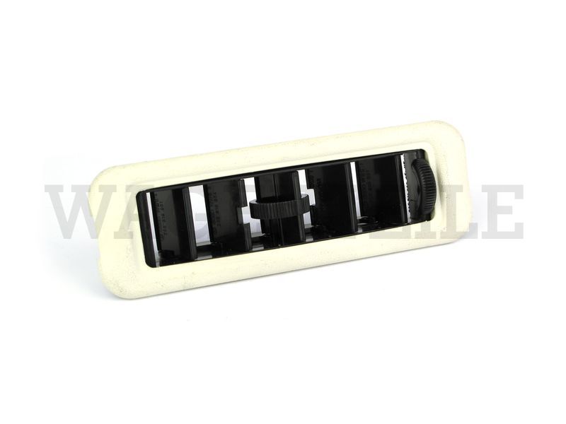 819 951 255 A ws Frischluftausströmer weiß/schwarz (146x48mm)