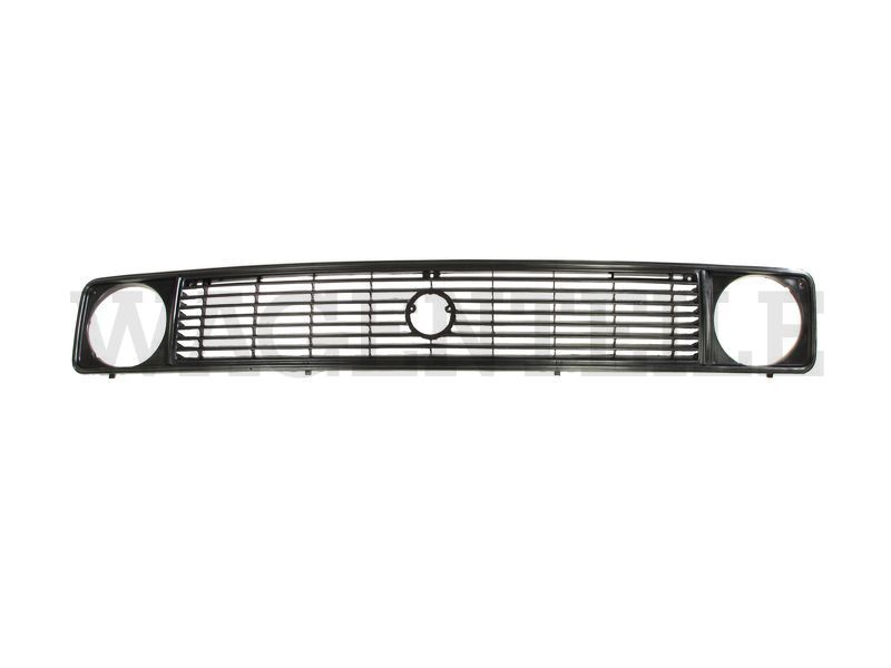 853 652 251 -R Kühlergrill oben, schwarz, für 95mm Hersteller-Emblem (Rundscheinwerfer)
