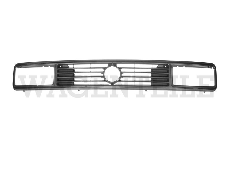 853 652 25A K -R Kühlergrill oben, schwarz, für 125mm Hersteller-Emblem (Breitbandscheinwerfer)