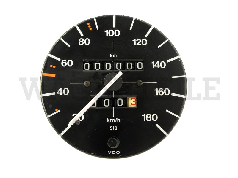 957 055 251 FX -G Tachometer mit Tageskilometerzähler 2,0 bis '81 (Tachowelle geschraubt)