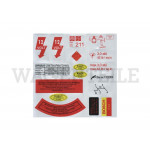 010 010 11C F Aufkleber Set Typ1 ab '68