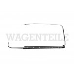 853 321 113 D Zierrahmen Fensterschacht-Dichtung, links, chrom