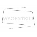 853 345 241 Zierrahmen Dichtung Seitenscheibe Mitte, chrom