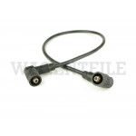 905 432 02E 60W Zündleitung 600mm, M4, Spule/Verteiler, 2 Winkelstecker