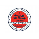 009 000 02E Wagenteile Aufkleber Wasserboxer 12cm, rund