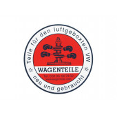 009 000 11A Wagenteile Aufkleber Luftboxer 12cm, rund
