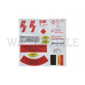 010 010 11C F Aufkleber Set Typ1 ab '68