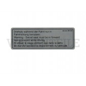 010 881 25C Aufkleber 'Drehsitz'