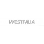 070 732 255 A Aufkleber "Westfalia" für Dach, silber (45x6,5)