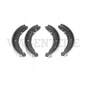 698 537 113 B Satz Bremsbacken Hinterachse, 30mm bis '64 (gerade Einstellschraube)
