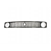 853 652 251 -R Kühlergrill oben, schwarz, für 95mm Hersteller-Emblem (Rundscheinwerfer)