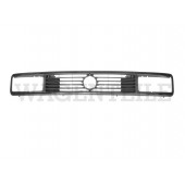 853 652 25A K -R Kühlergrill oben, schwarz, für 125mm Hersteller-Emblem (Breitbandscheinwerfer)