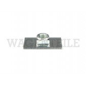 857 699 21A B Montageplatte mit Mutter Gurtgewinde UNF 7/16"-20G (M11,11x1,27)