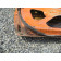 831 052 316 K ora -GS Tür rechts (orange) mit Scharnier für Variant oder TL, Beulen, Rost, Spachtelmasse